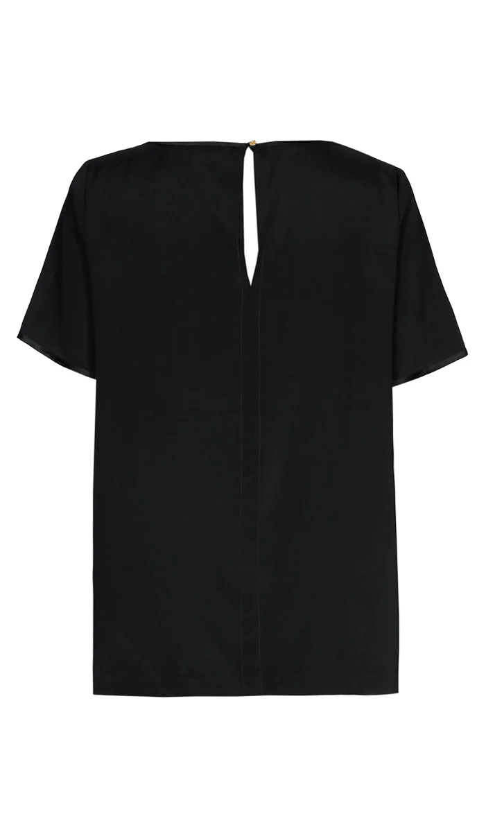 Blouses korte mouw zwart Xandres - Image 3