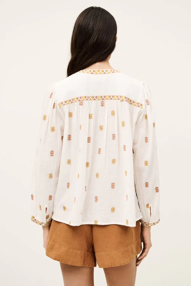 Blouses lange mouw beige ba&sh - Image 4