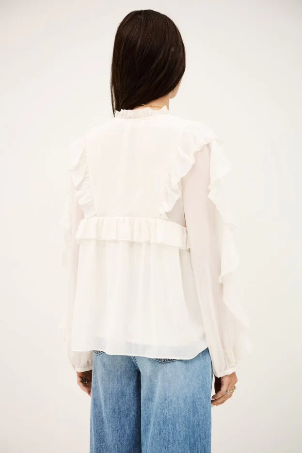 Blouses lange mouw beige ba&sh - Image 2