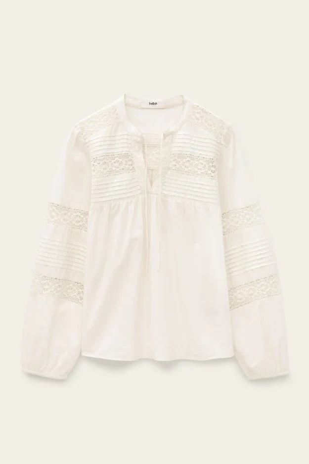 Blouses lange mouw beige ba&sh - Image 4