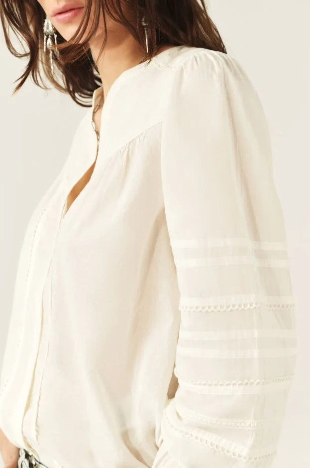 Blouses lange mouw beige ba&sh - Image 5