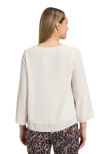 Blouses lange mouw beige Betty Barclay - Image 4