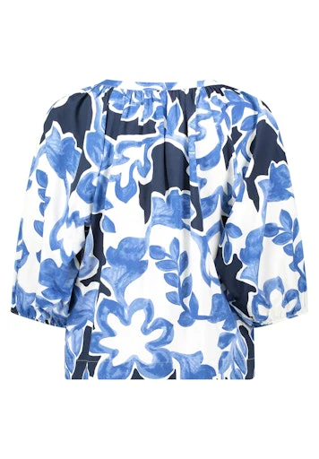 Blouses lange mouw beige Betty & Co - Image 2