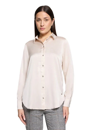Blouses lange mouw beige Betty & Co - Image 3