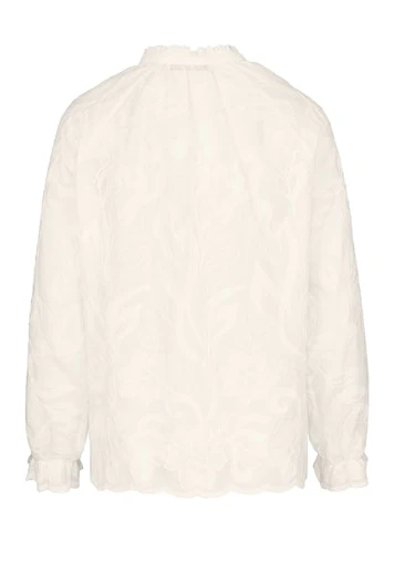 Blouses lange mouw beige Bianca - Image 5