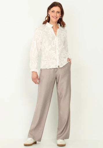 Blouses lange mouw beige Bianca - Image 6