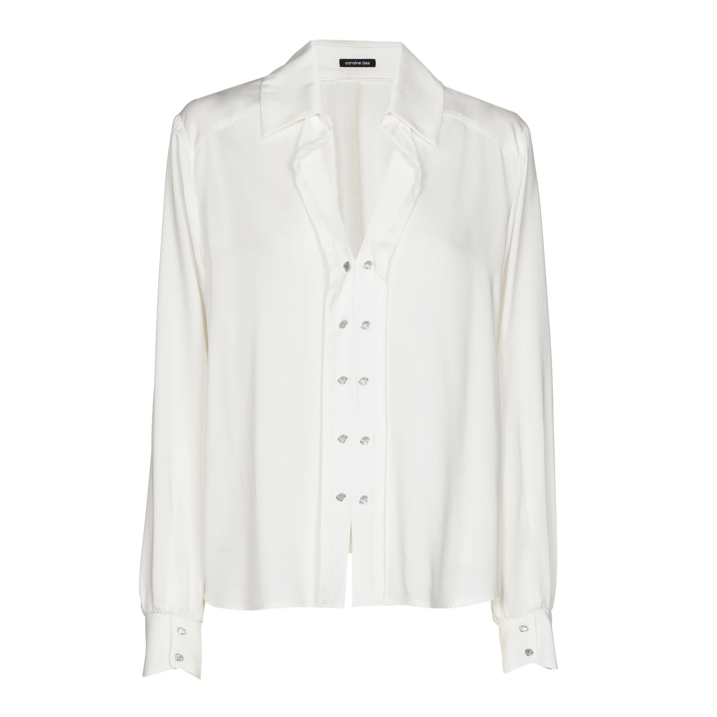 Blouses lange mouw beige Caroline Biss