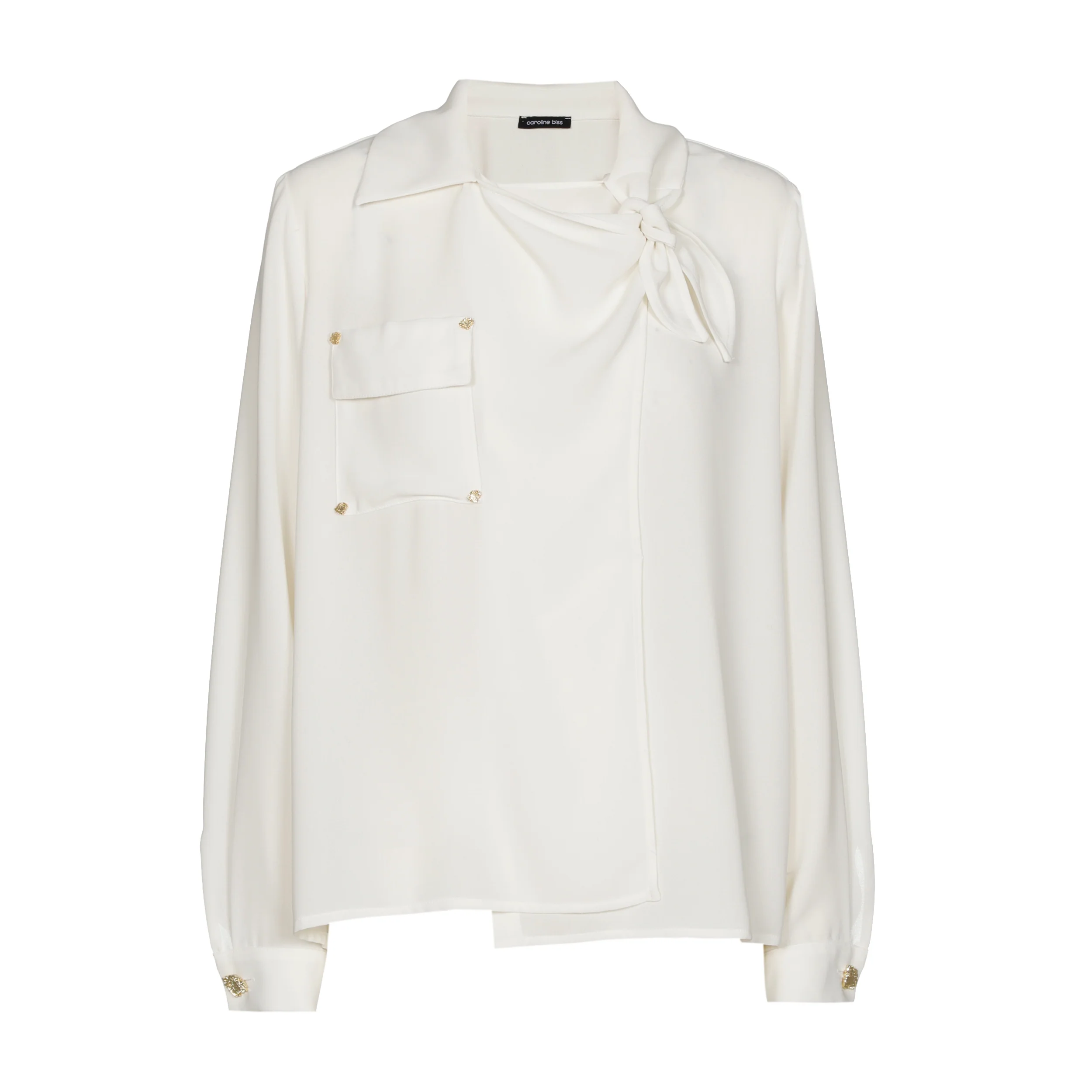 Blouses lange mouw beige Caroline Biss - Image 2