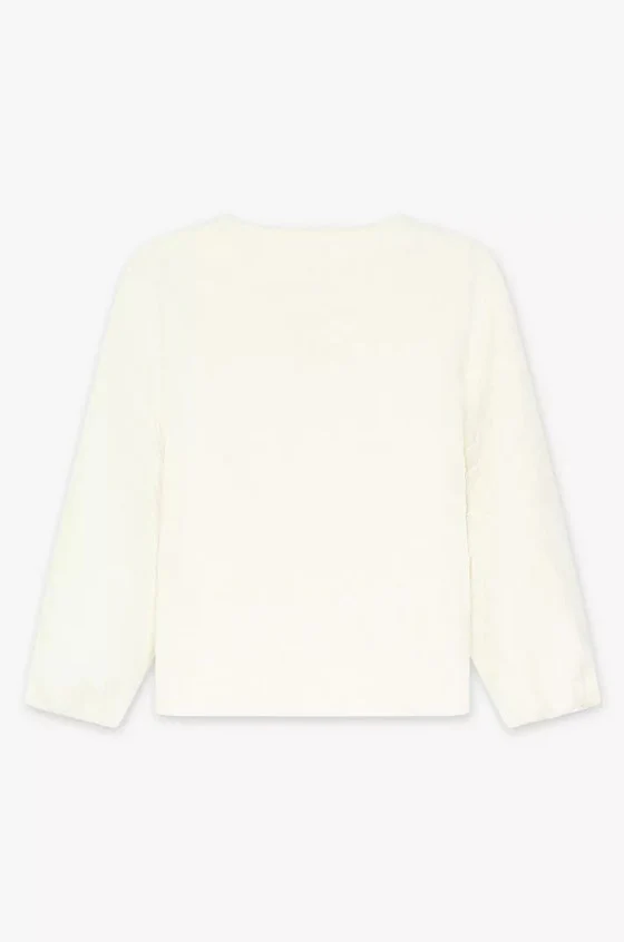 Blouses lange mouw beige CKS - Image 3