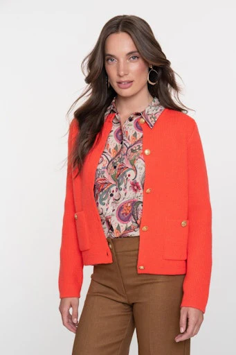 Blouses lange mouw beige Geisha - Image 6