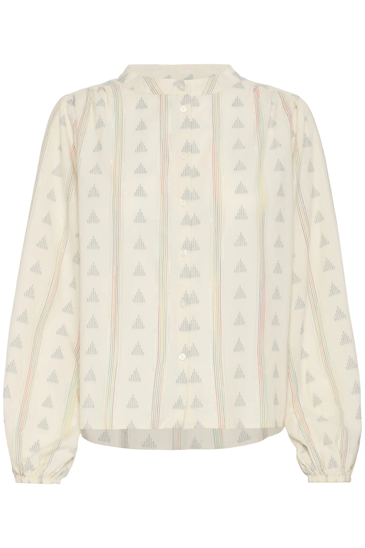 Blouses lange mouw beige ICHI