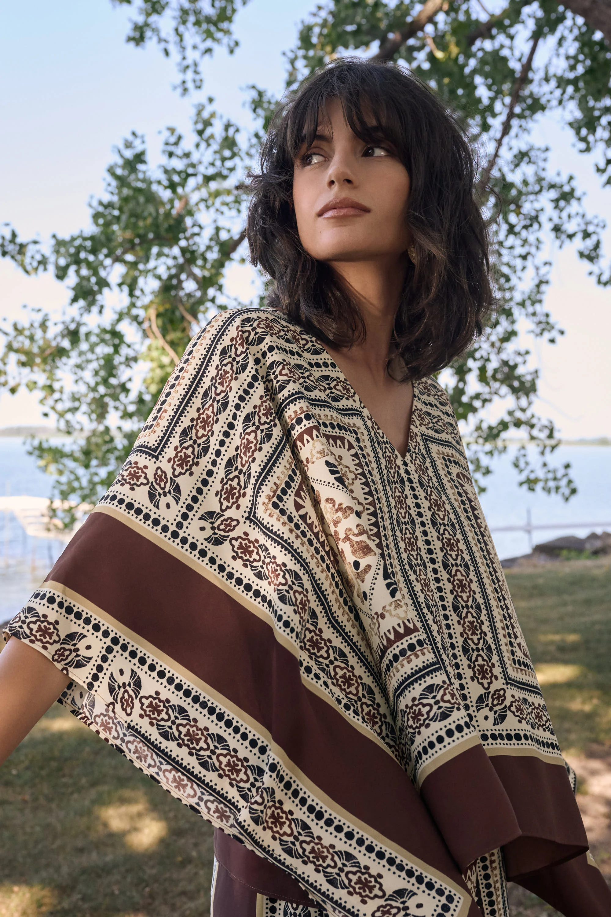 Blouses lange mouw beige Joseph Ribkoff