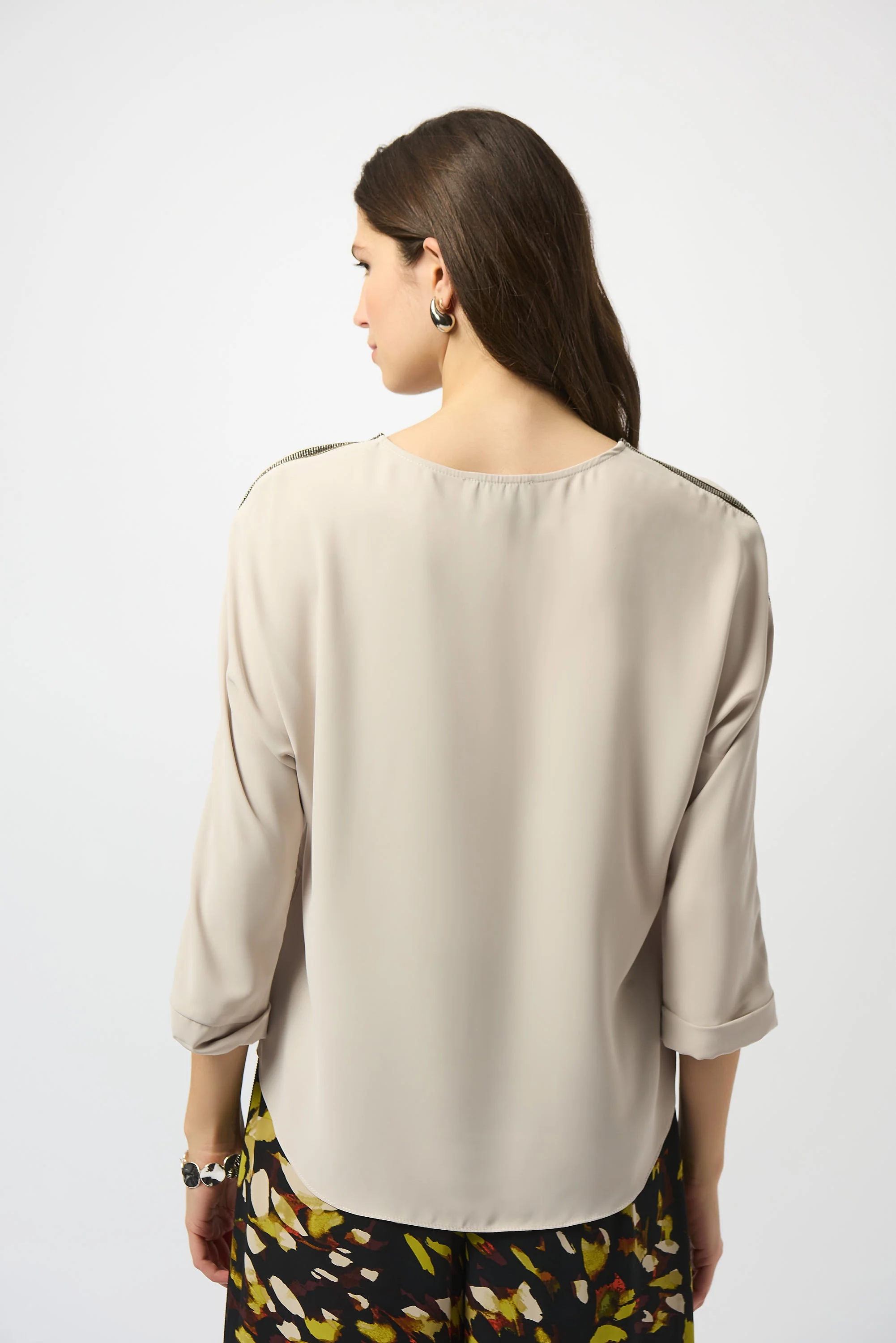 Blouses lange mouw beige Joseph Ribkoff - Image 2