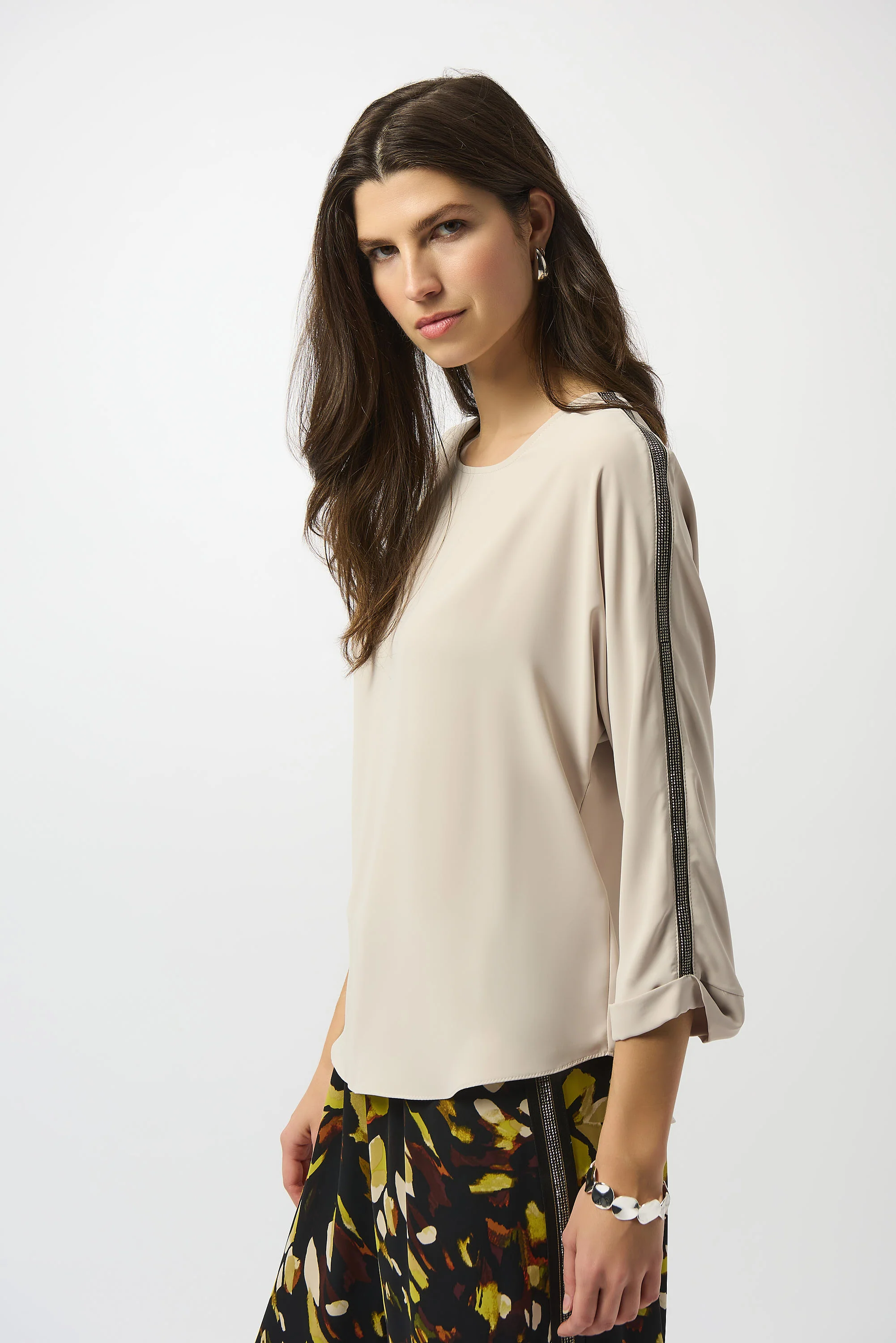 Blouses lange mouw beige Joseph Ribkoff - Image 3