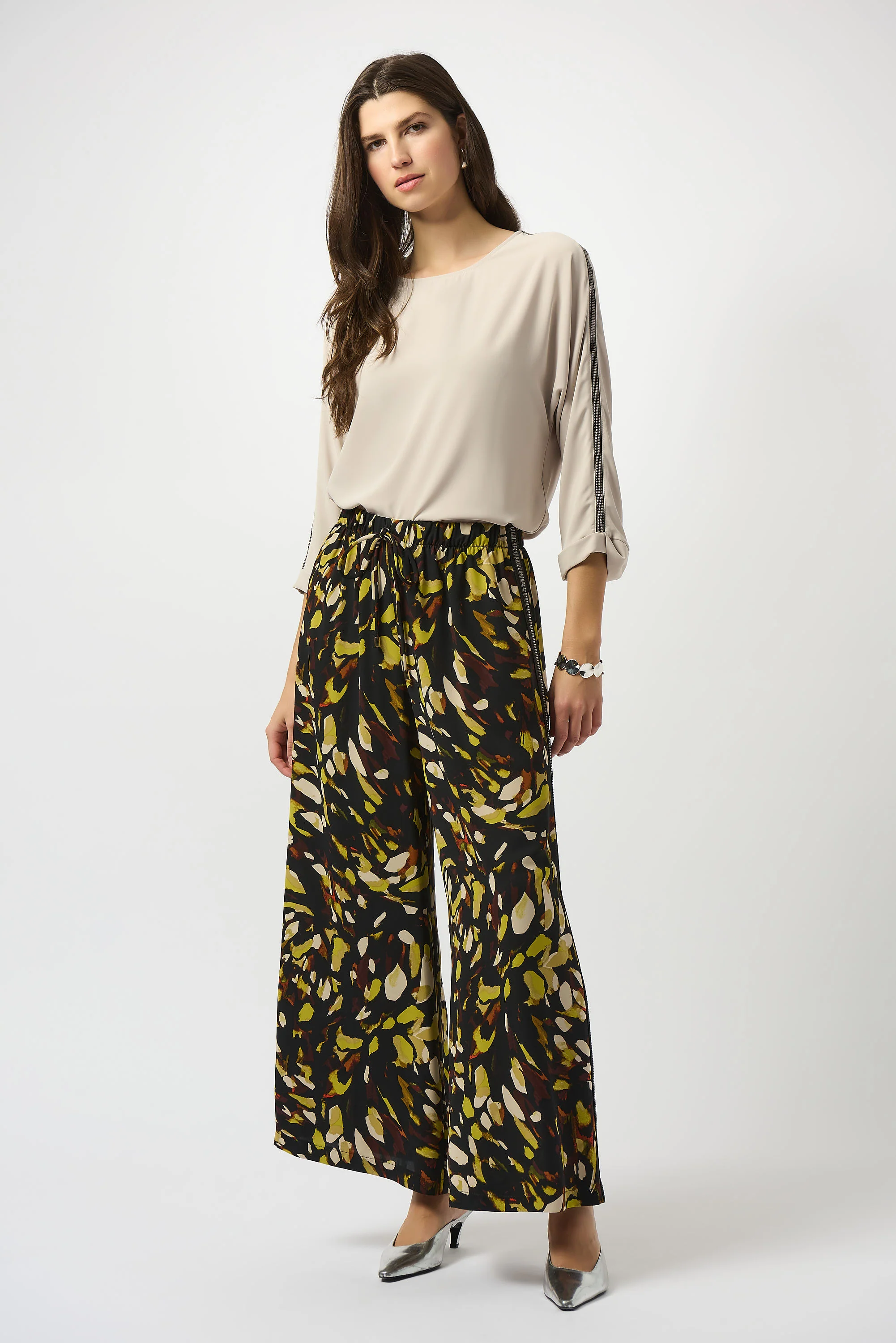 Blouses lange mouw beige Joseph Ribkoff - Image 4