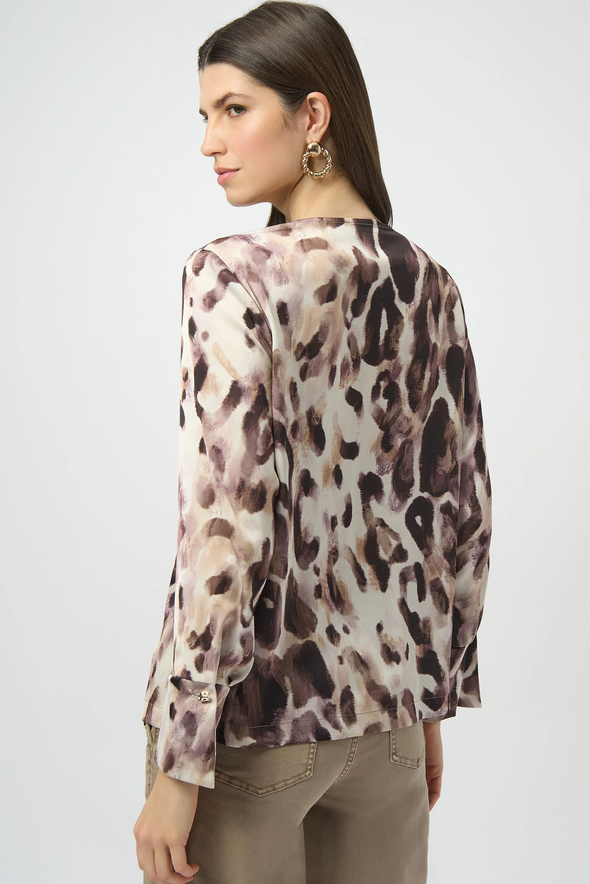 Blouses lange mouw beige Joseph Ribkoff - Image 4