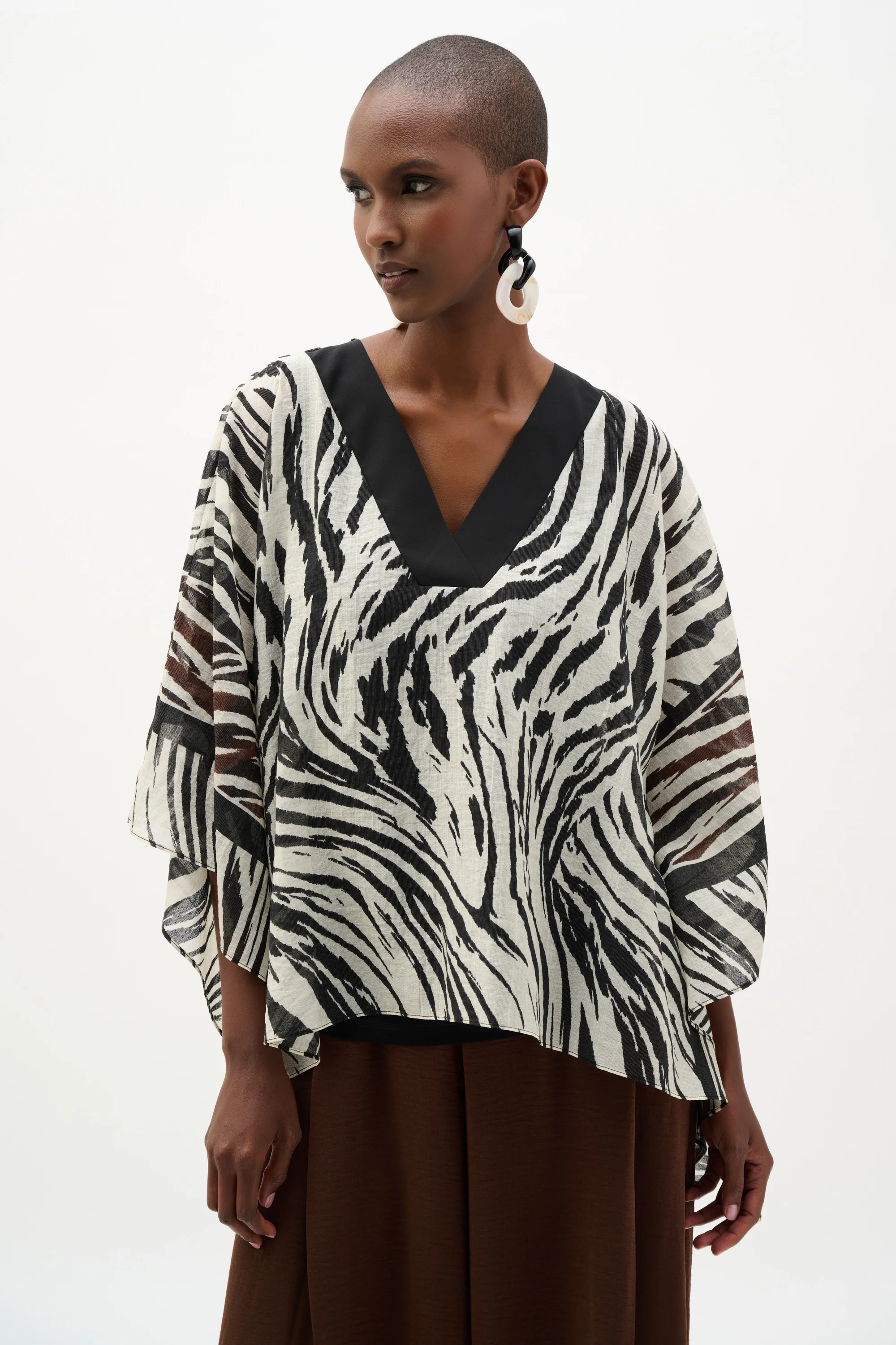 Blouses lange mouw beige Joseph Ribkoff - Image 2