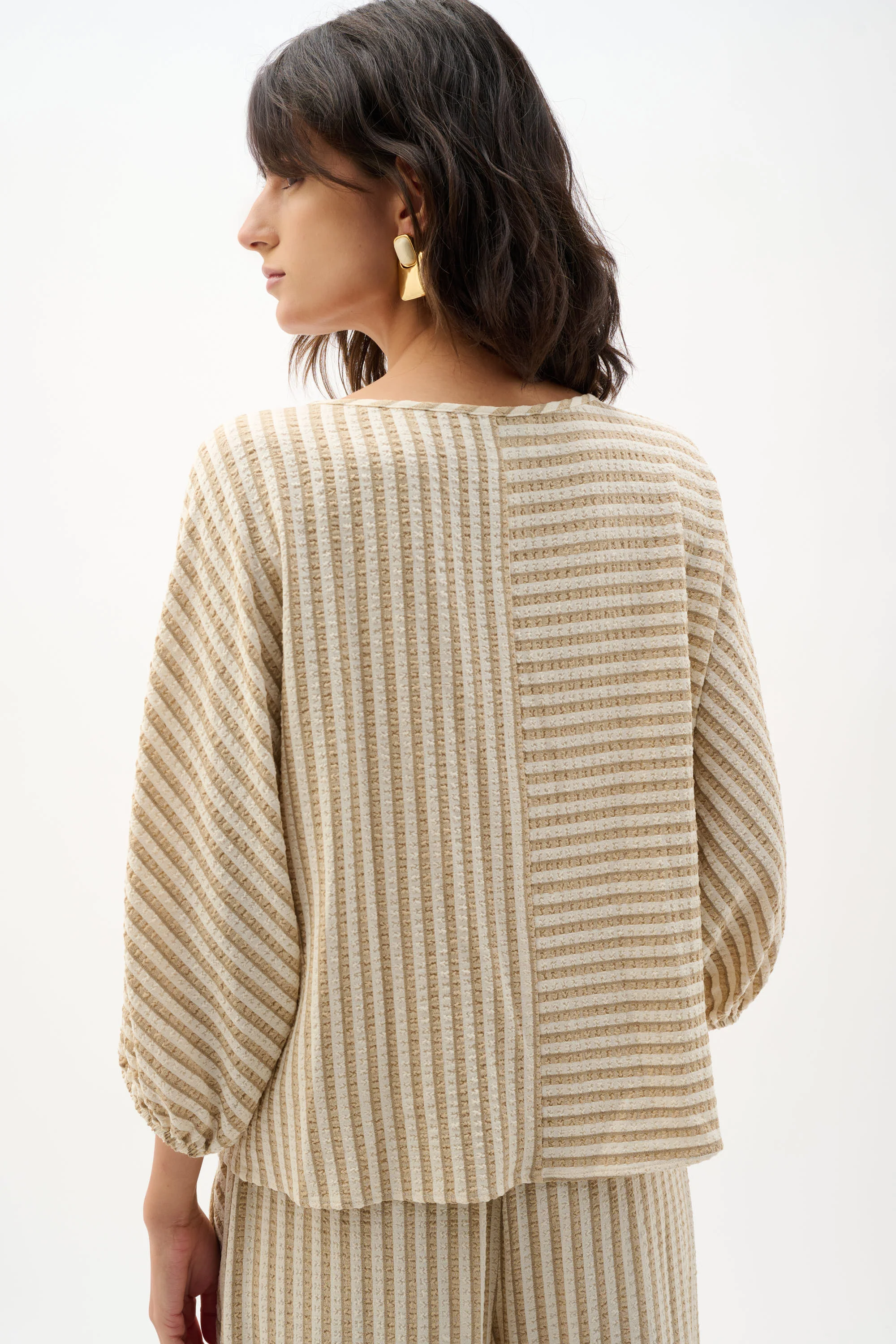 Blouses lange mouw beige Joseph Ribkoff - Image 5
