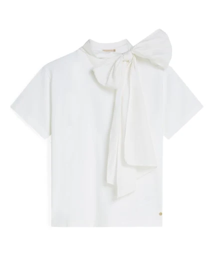 Blouses korte mouw beige JOSH V - Image 4
