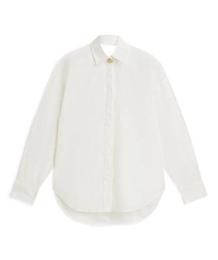 Blouses lange mouw beige JOSH V - Image 5