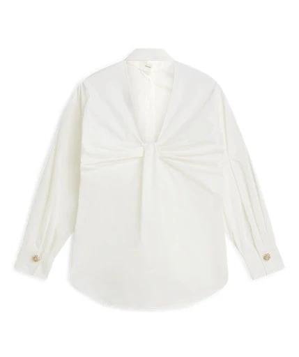 Blouses lange mouw beige JOSH V - Image 6