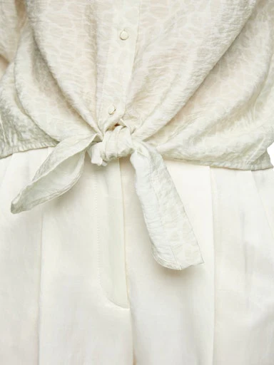 Blouses lange mouw beige Marc Cain - Image 5