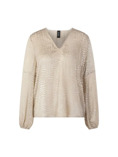 Blouses lange mouw beige Marc Cain
