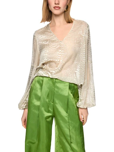 Blouses lange mouw beige Marc Cain - Image 6