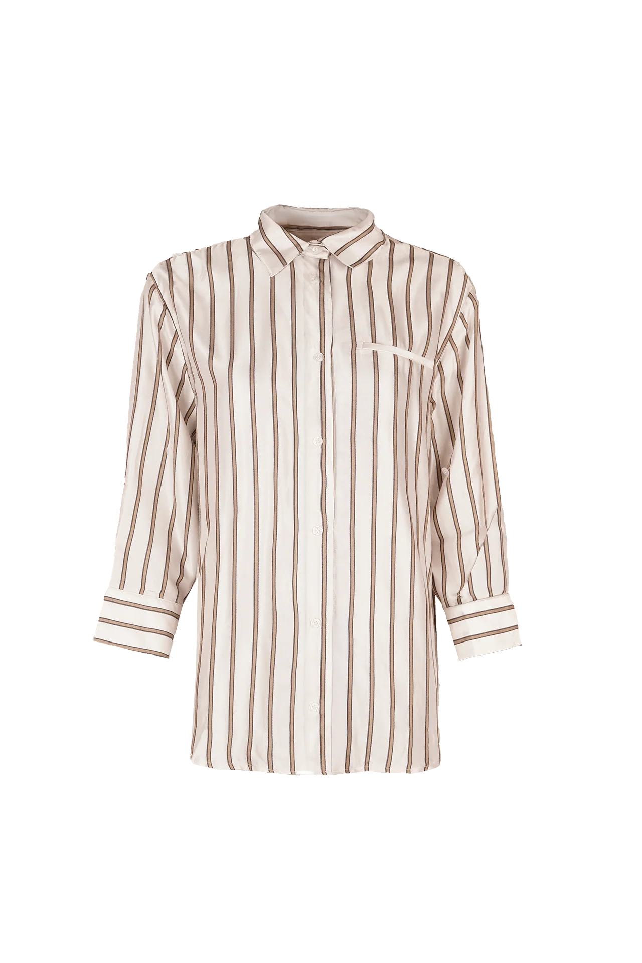 Blouses lange mouw beige March23 - Image 2