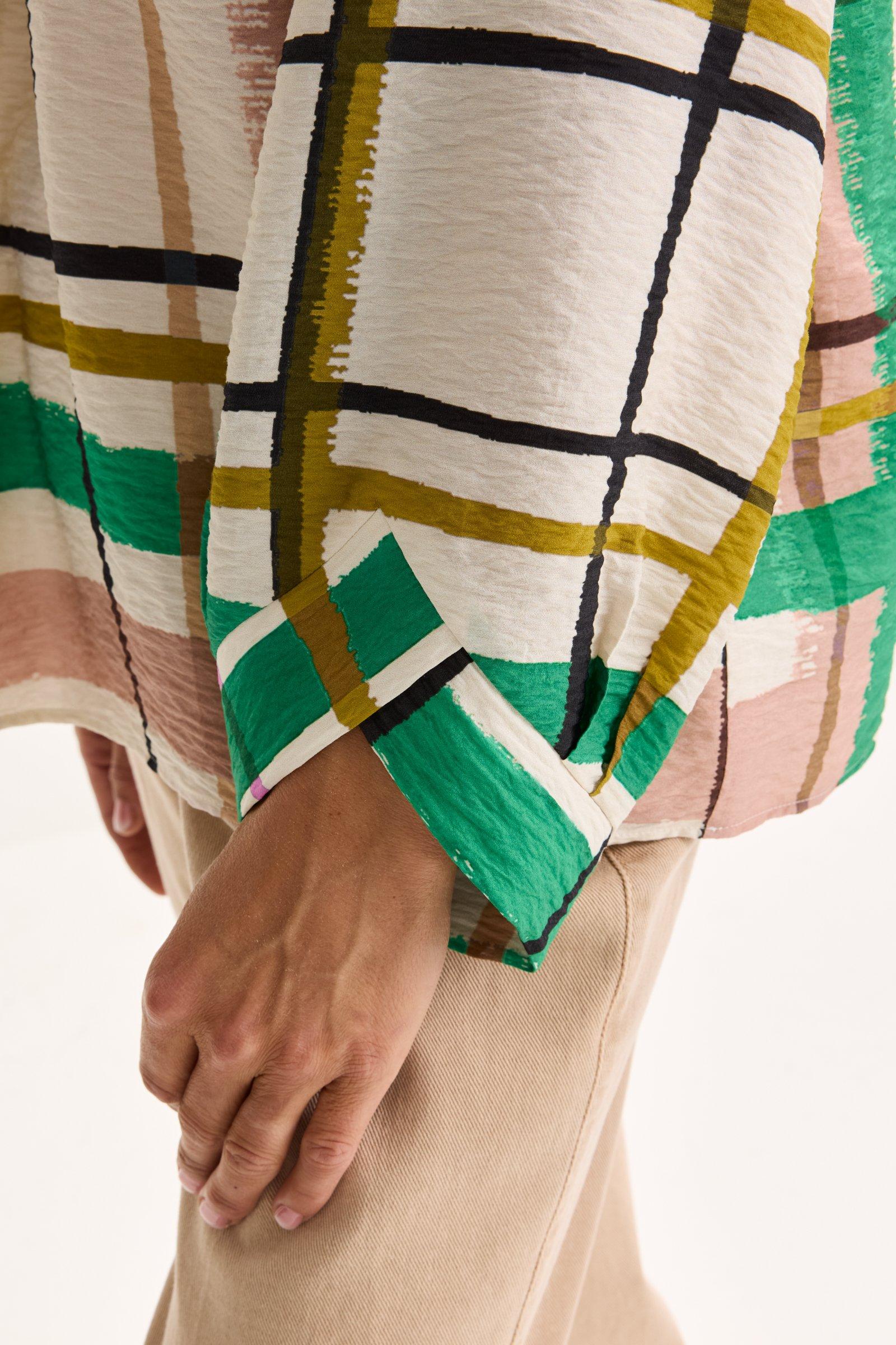 Blouses lange mouw beige Mayerline - Image 3