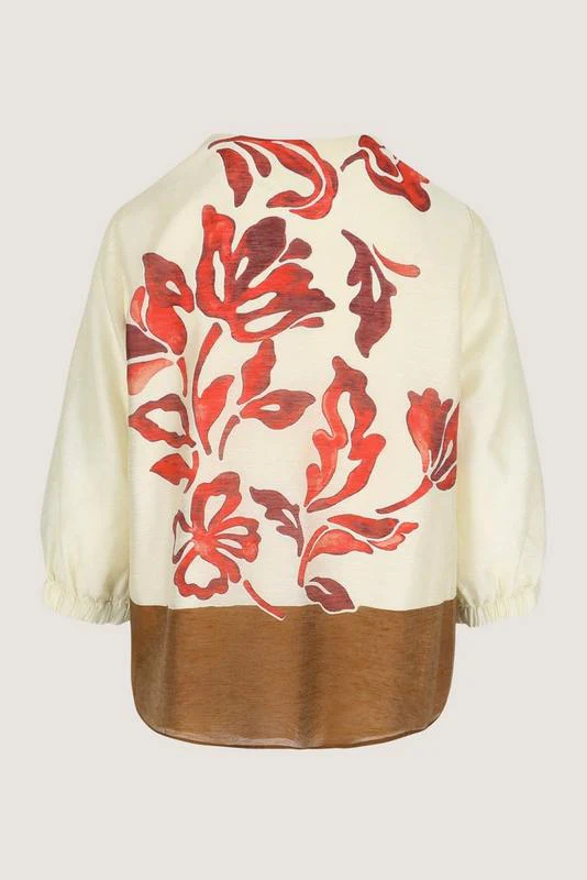 Blouses lange mouw beige Mayerline - Image 2