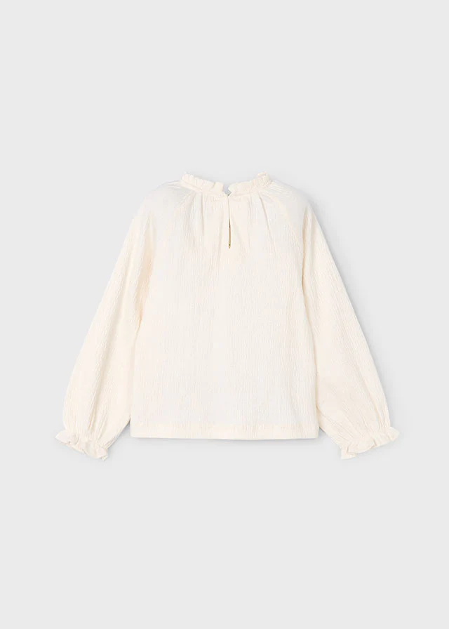 Blouses lange mouw beige Mayoral - Image 3