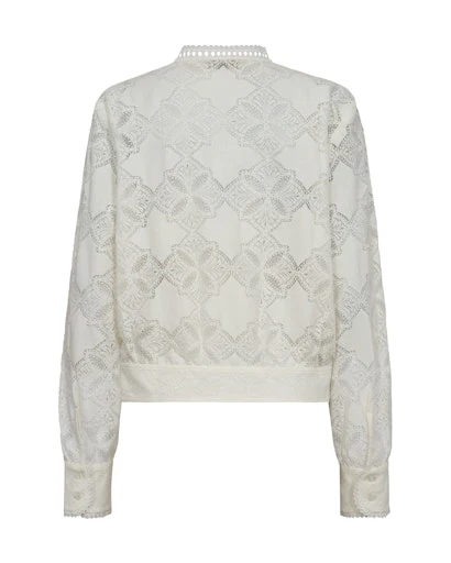 Blouses lange mouw beige MOS MOSH - Image 2