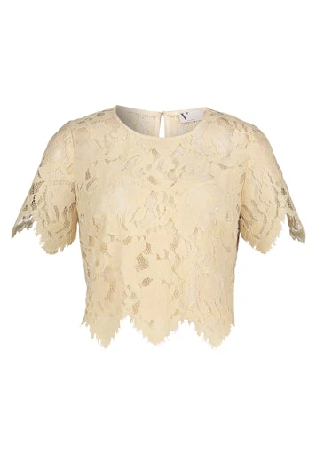 Blouses lange mouw beige Vera Mont