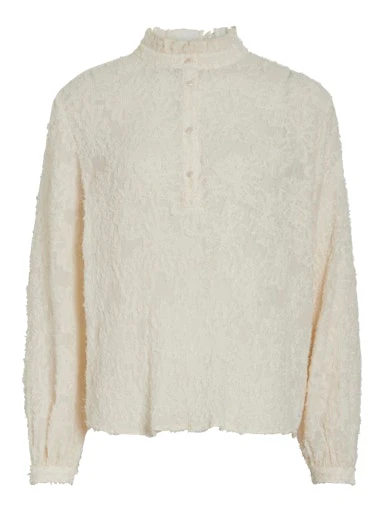 Blouses lange mouw beige VILA