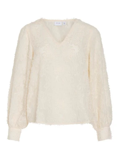 Blouses lange mouw beige VILA