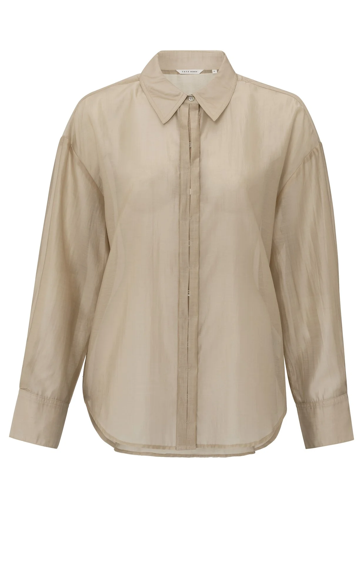Blouses lange mouw beige YAYA