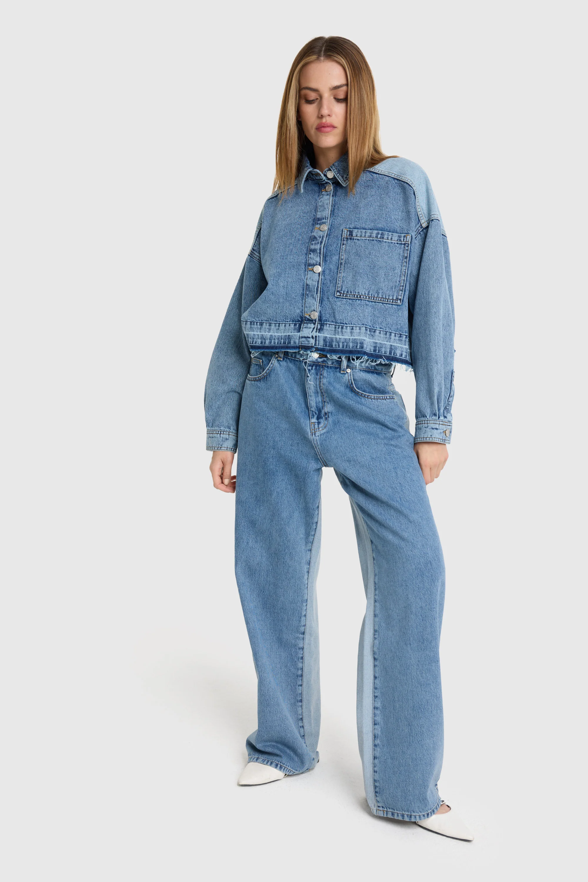 Blouses lange mouw blauw ALIX The Label - Image 4