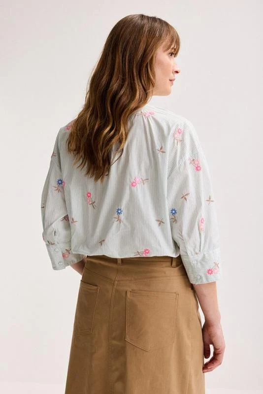 Blouses lange mouw blauw Améline - Image 3