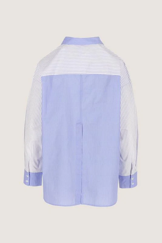 Blouses lange mouw blauw Améline - Image 4