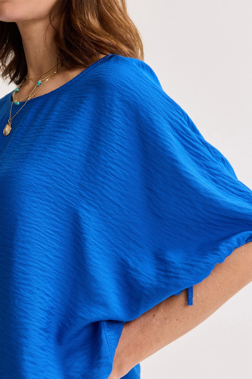 Blouses lange mouw blauw Améline - Image 5