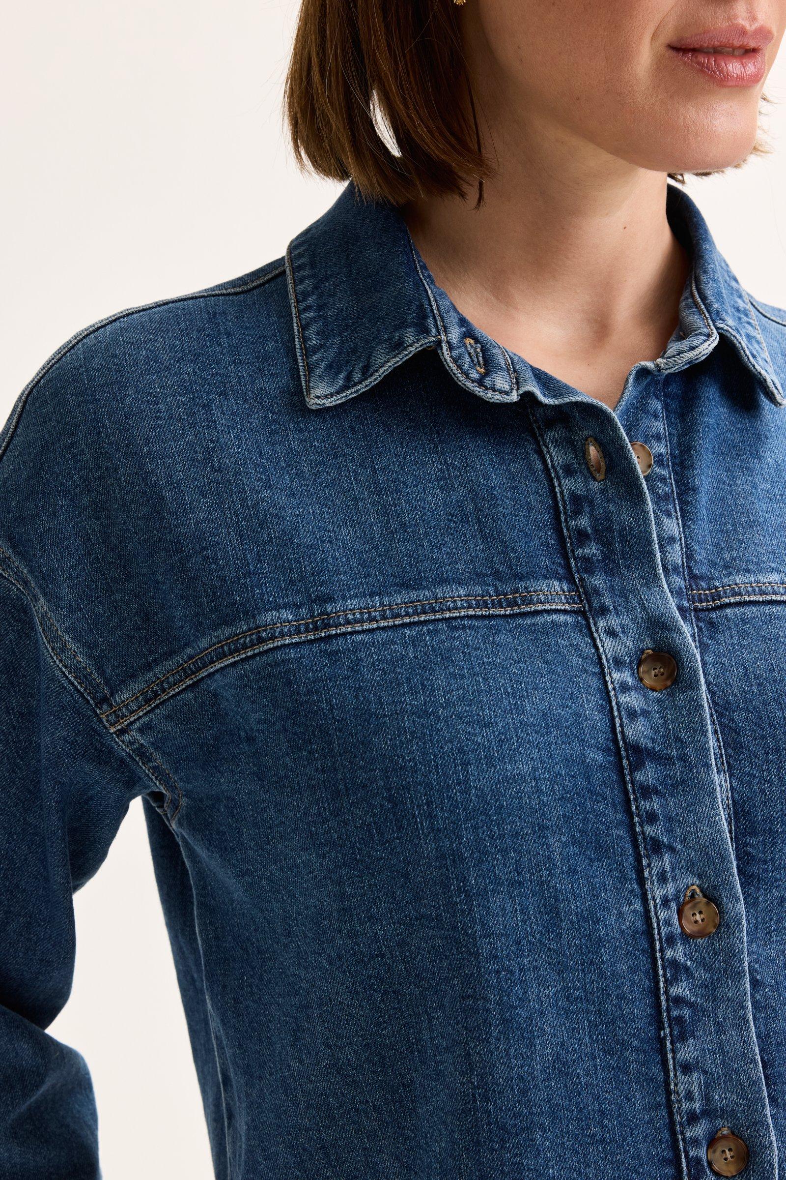 Blouses lange mouw blauw Améline - Image 5