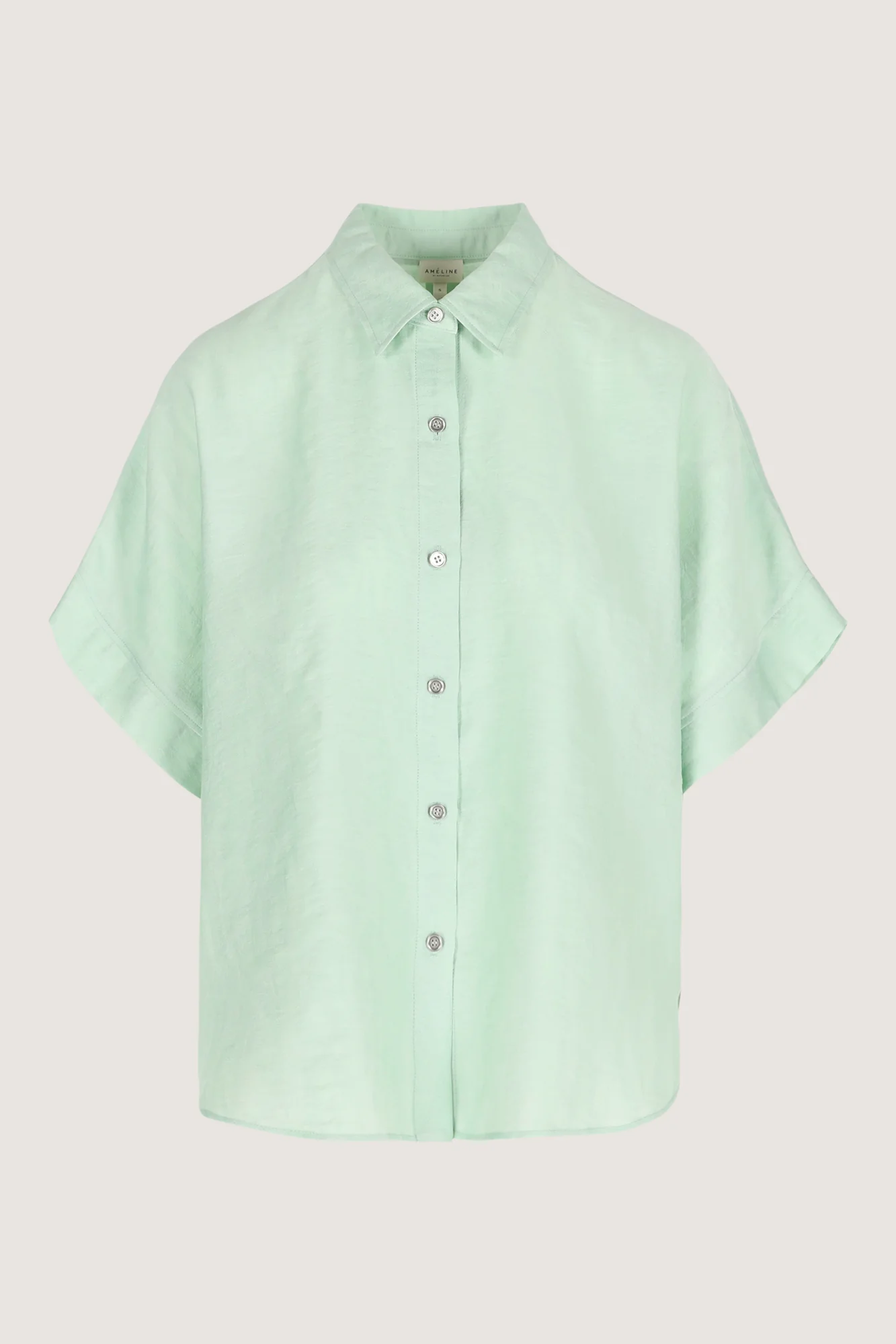 Blouses lange mouw blauw Améline