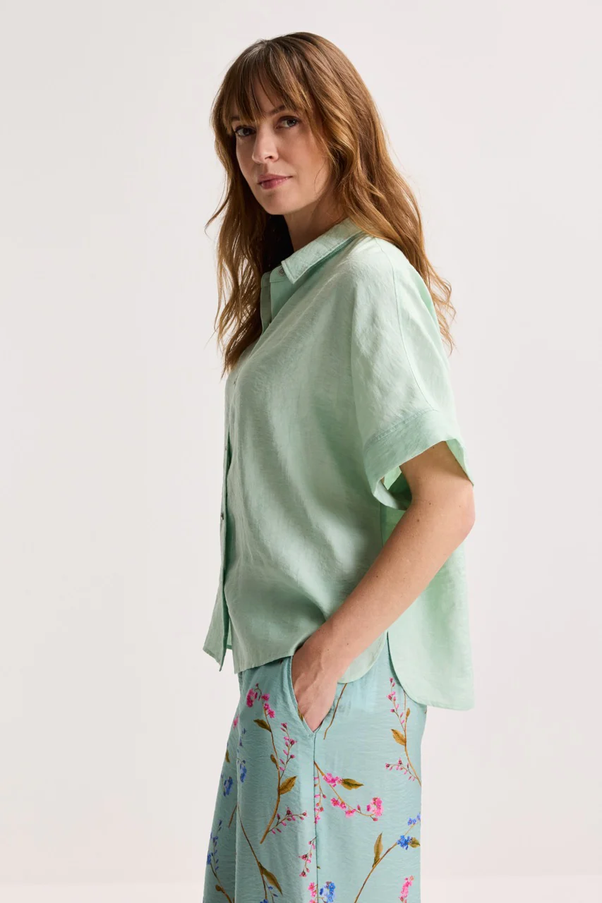 Blouses lange mouw blauw Améline - Image 3
