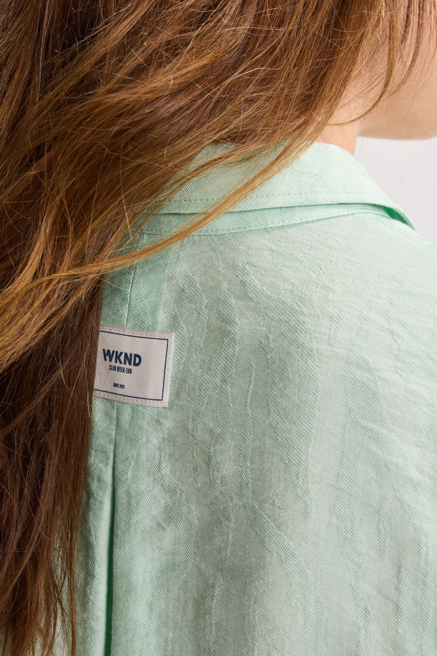 Blouses lange mouw blauw Améline - Image 6