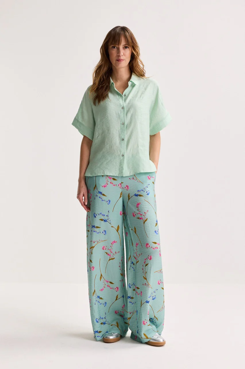 Blouses lange mouw blauw Améline - Image 7