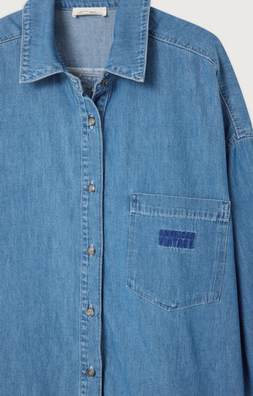 Blouses lange mouw blauw American Vintage - Image 2