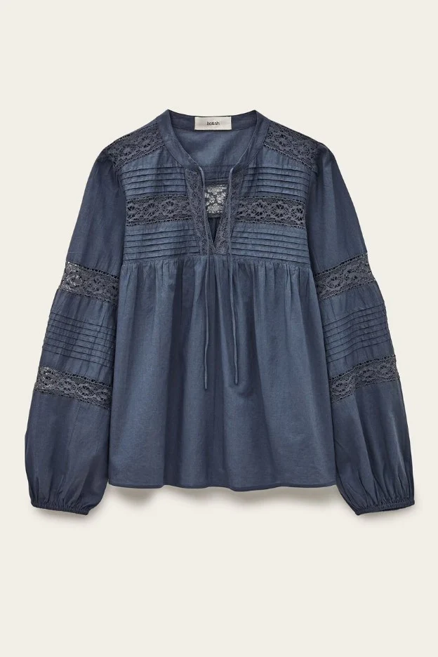 Blouses lange mouw blauw ba&sh - Image 4