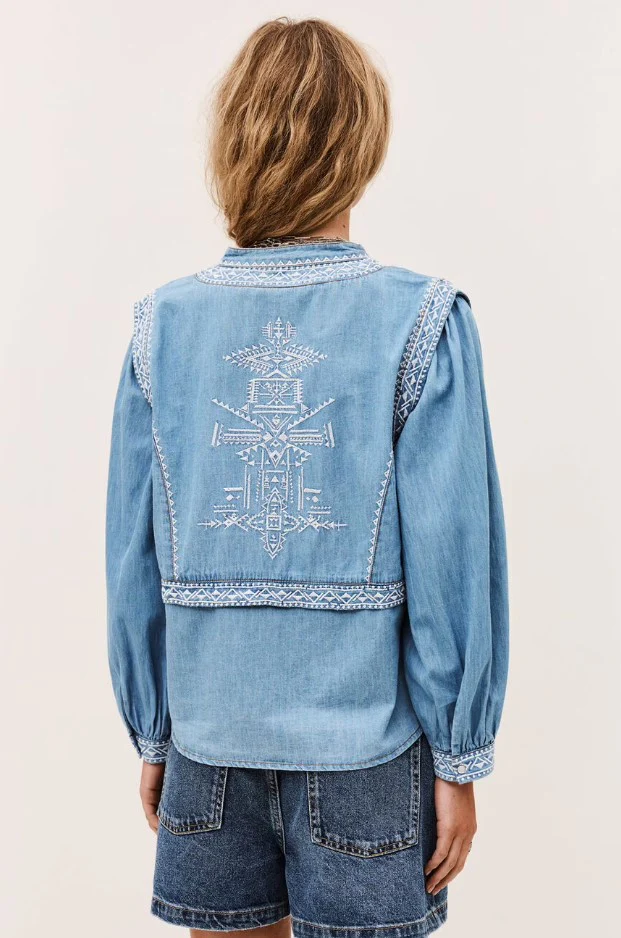 Blouses lange mouw blauw ba&sh - Image 2