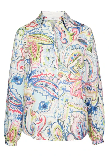 Blouses lange mouw blauw Bianca